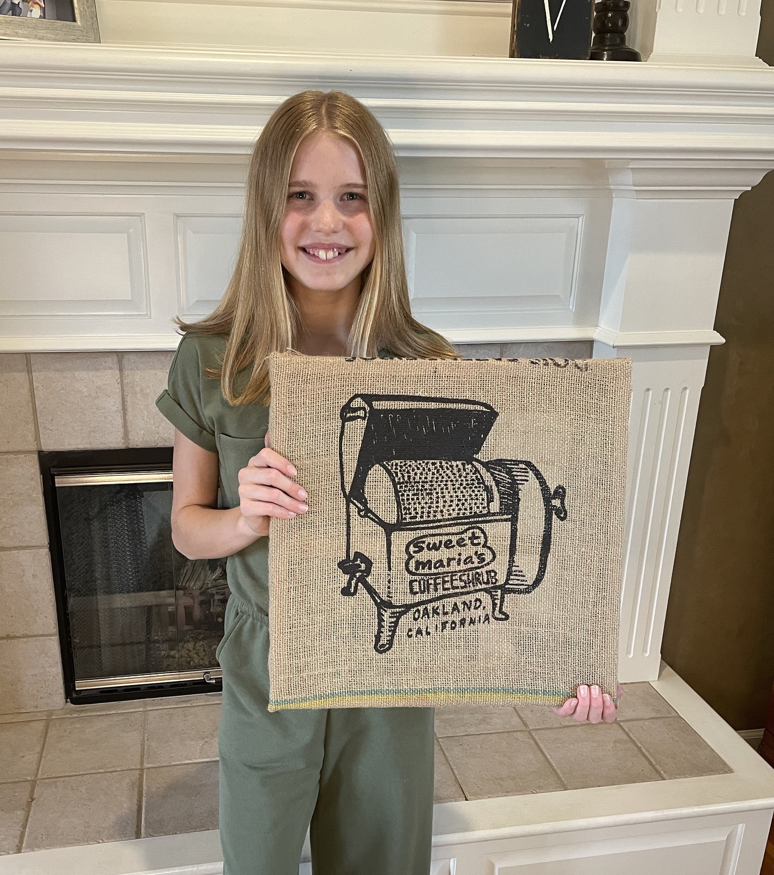 Vintage Coffee Roaster Authentic Framed Coffee Bag Wall Art Etsy