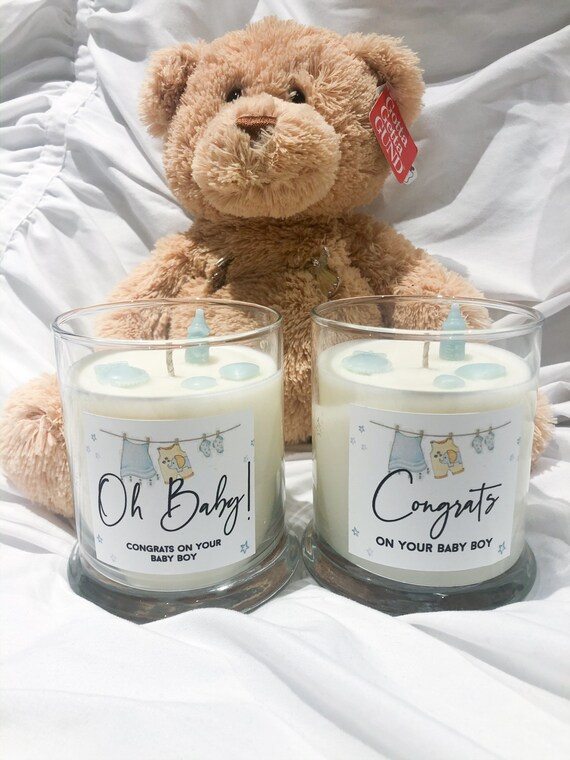 New Mom Handmade Soy Candle 12oz Oh Baby 