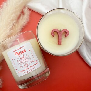 Aries Zodiac 12oz Handmade Soy Candle