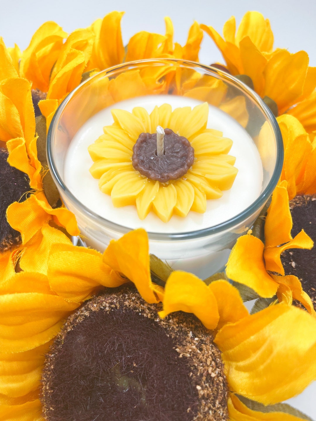 Sunflower Handmade Soy Candle 12oz - Etsy