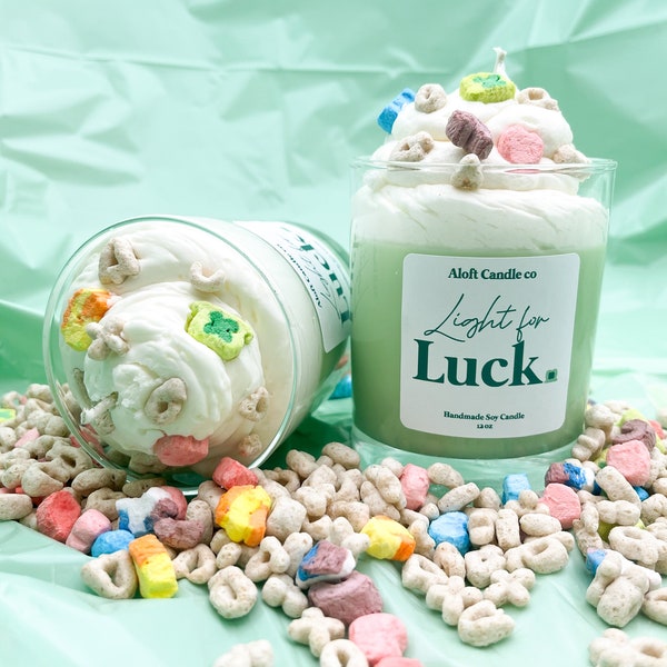 St. Patrick’s Day Lucky Charms Collection 12oz Handmade Soy Candle