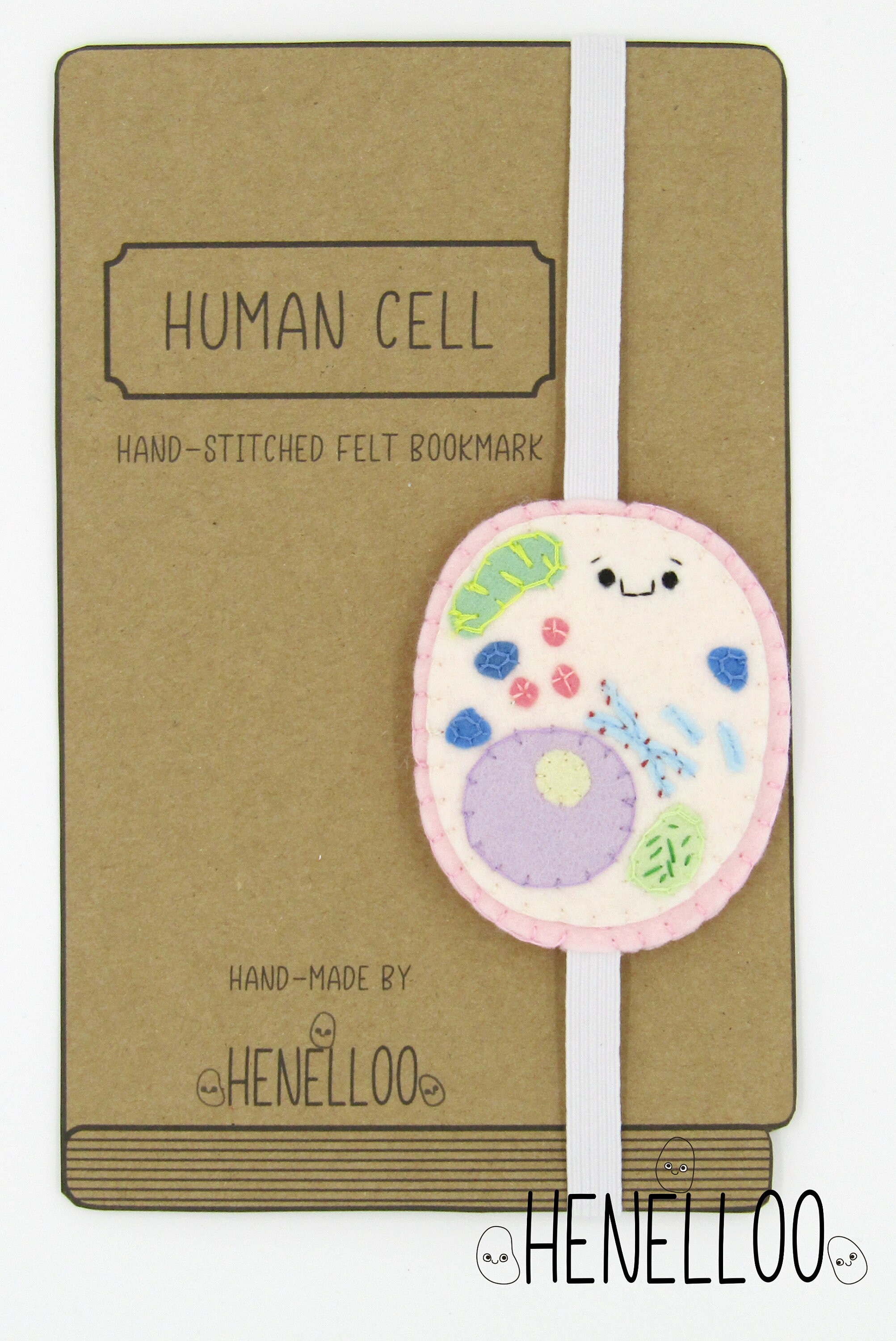 Human Cell Bookmark Biology Experiment Lab Book Page Marker Etsy UK