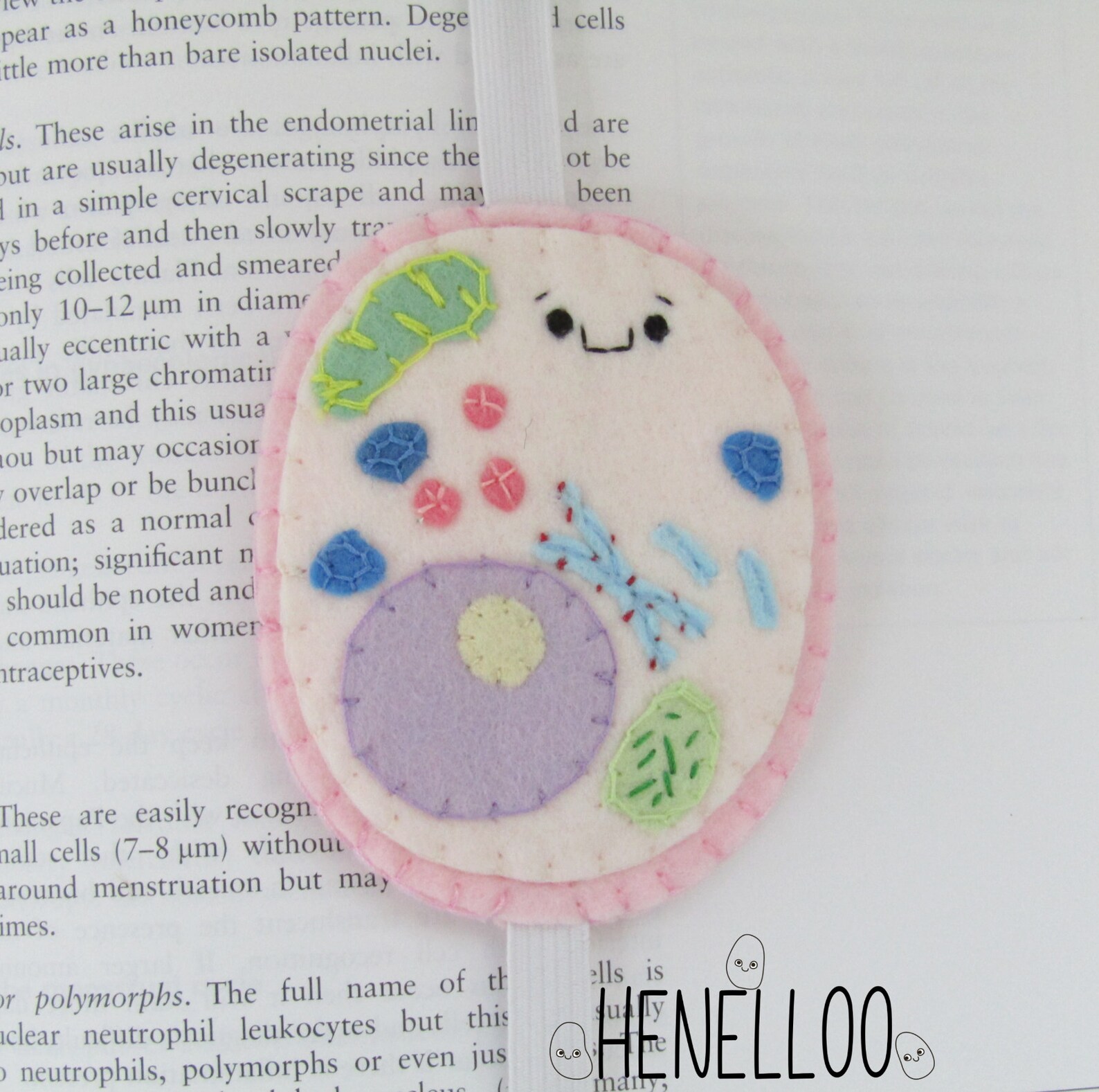 Human Cell Bookmark Biology Experiment Lab Book Page Marker Etsy UK