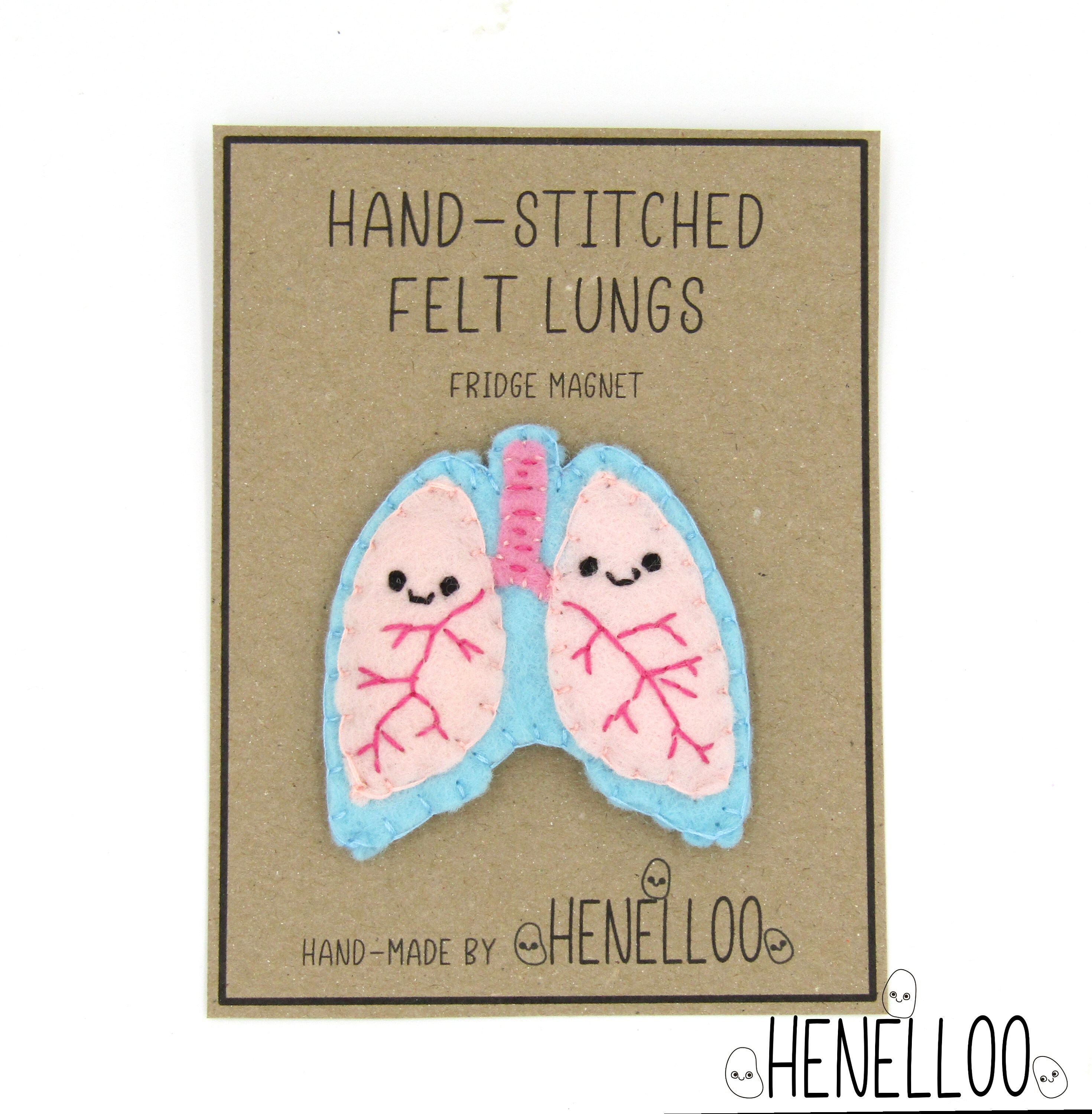 Lungs gift in the UK Felt lungs anatomical gift cute Etsy