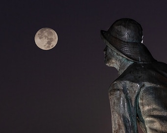 Fishermans' Memorial, Gloucester, MA Fine Art, Metal, Acrylic Wall Decor