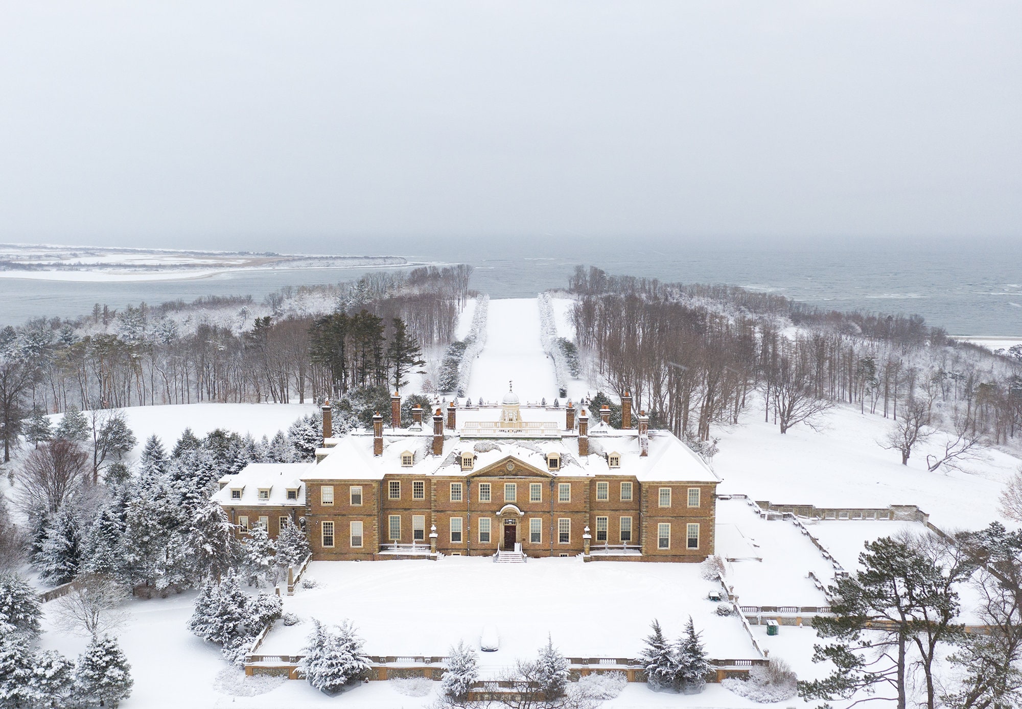 Castle Hill on the Crane Estate in Ipswich MA. Winter Etsy