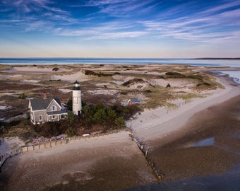 Sandy Neck Lighthouse West Barnstable Massachusetts Fine Art, Metal, Acrylic Wall Decor
