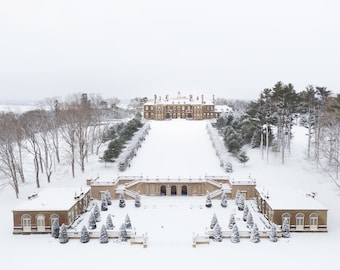 Castle Hill on the Crane Estate in Ipswich MA. Winter wonderland Fine Art, Metal, Acrylic Wall Decor
