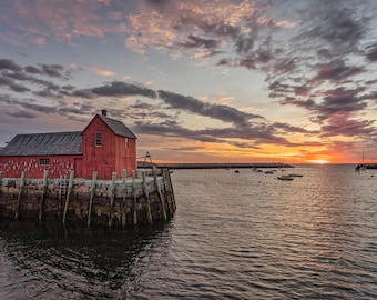 Motif #1 Rockport, MA. fine art, metal, acrylic for home and office