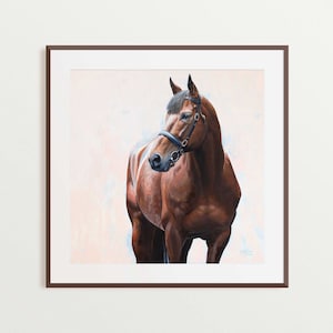 Fine Art Print of Original Oil Painting, Kentucky Derby, Louisville, Kentucky, Equine, Horse Racing, American Pharoah, Stephanie Hilen