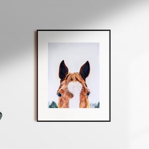 Fine Art Giclée Print of Original Oil Painting, Horse Art, Horst Portrait, Lexington, KY, Interior Design, Wall Art, Stephanie Hilen