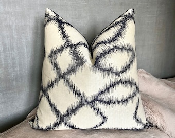 Abstract cushions | Etsy Cream Abstract Linear Pillow Cover