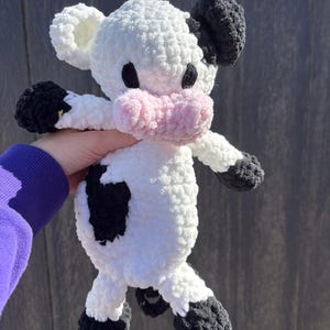 Cow Snuggler | Crochet Cow | Crochet Animal Toy | Baby Shower Gift | Children’s Gift