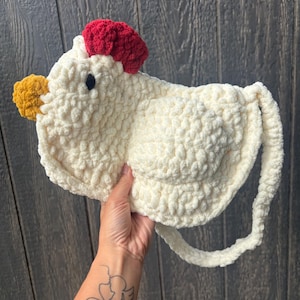 Crochet Chicken Bag | Crochet Bag | Small Chicken Bag