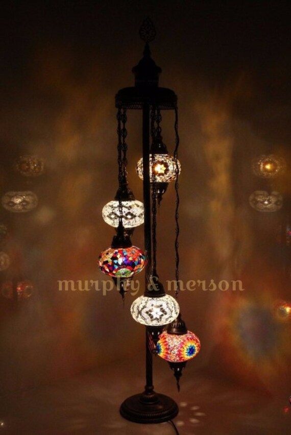 Customizable 5 7 9 Globes Turkish Floor Lamp Turkish Etsy