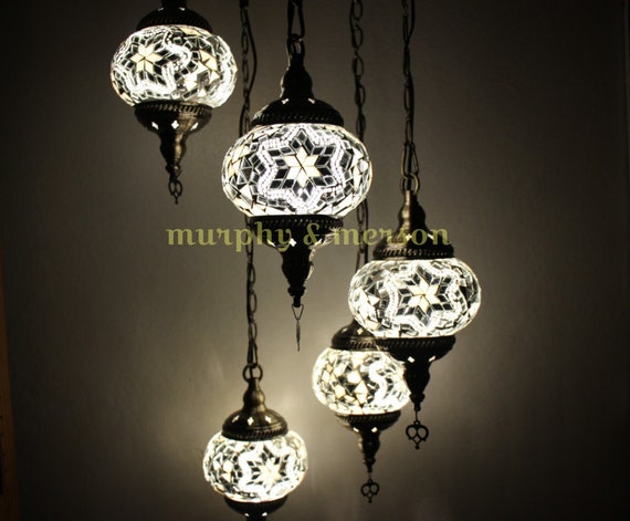 Turkish Moroccan Style Mosaic Lamp Desk Table Lamp light Medium Globe