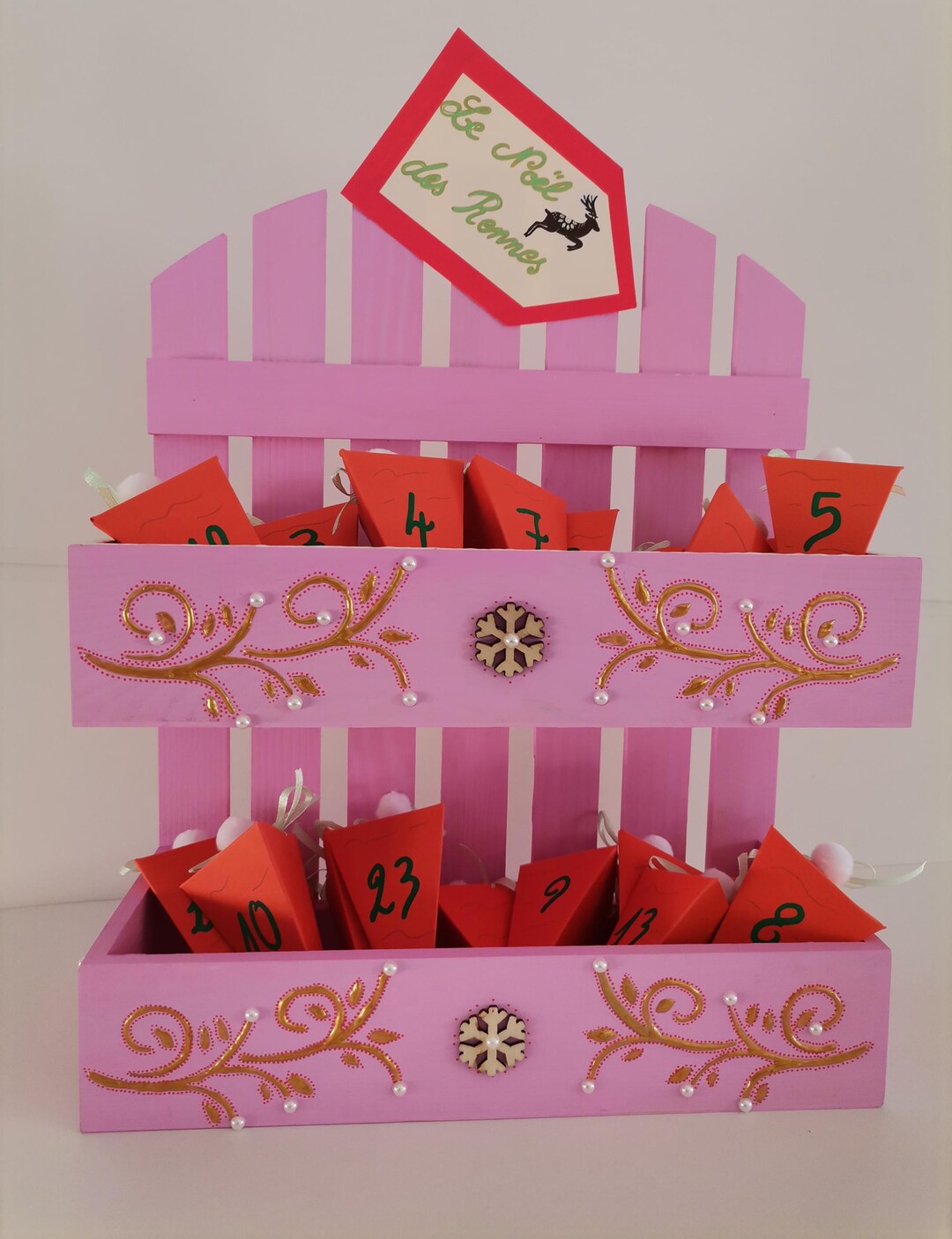 Original Advent Calendar Perpetual Advent Calendar Reindeer Christmas Original Advent Calendar Perpetual Advent Calendar Reindeer Christmas