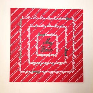 Carte de Saint Valentin - fiançailles - romantique - idée cadeau Saint Valentin