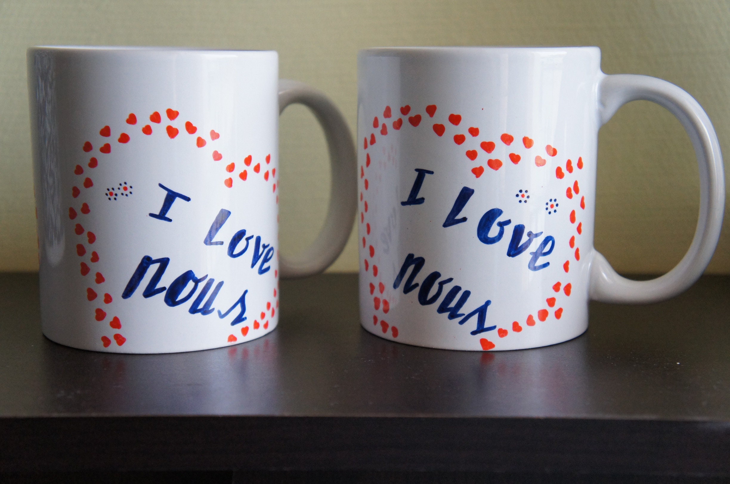 Mugs Personnalisables | 2 Pièces/Idée Cadeau Pour Elle et Lui Romantique Humour