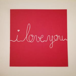 Carte de Saint Valentin - fiançailles - romantique - idée cadeau Saint Valentin