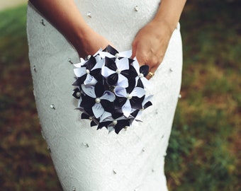 Origami wedding bouquet / paper bridal bouquet / original wedding bouquet