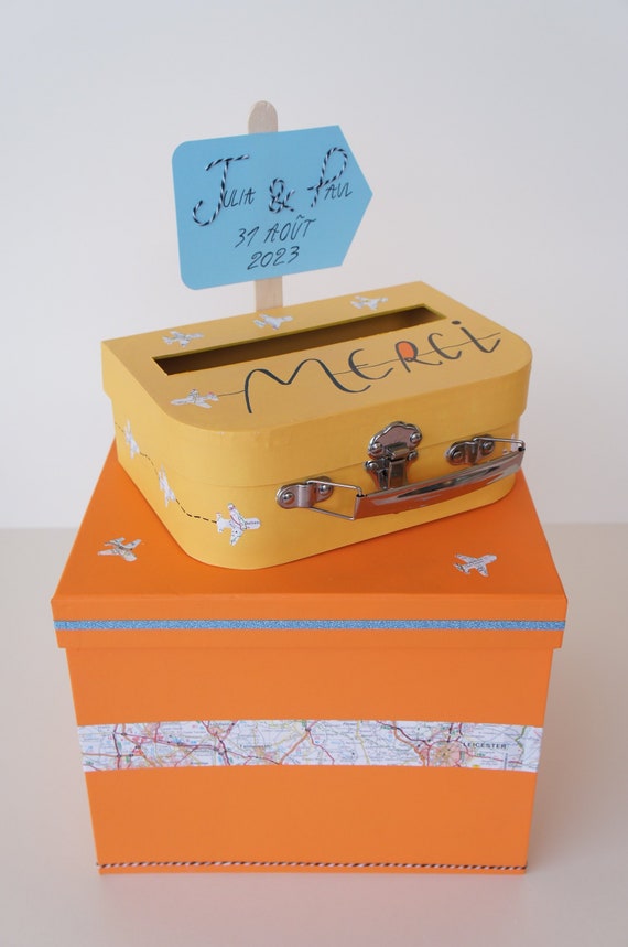 Wedding Urn Birthday Baptism Theme Travel And Escape Piggy Etsy Wedding Urn Birthday Baptism Theme Travel And Escape Piggy Etsy