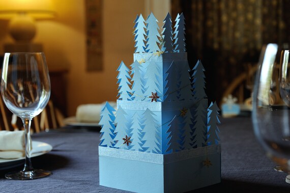 Centre De Table De Mariage Theme Hiver Ou Montagne Etsy France