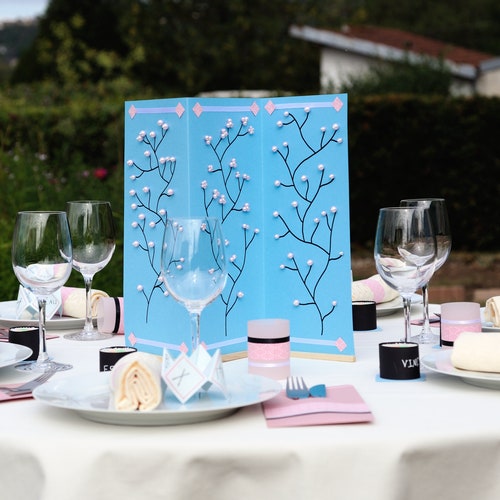 Wedding table decoration set (Japan theme and shops travel)/birthday/baptism/baby-shower
