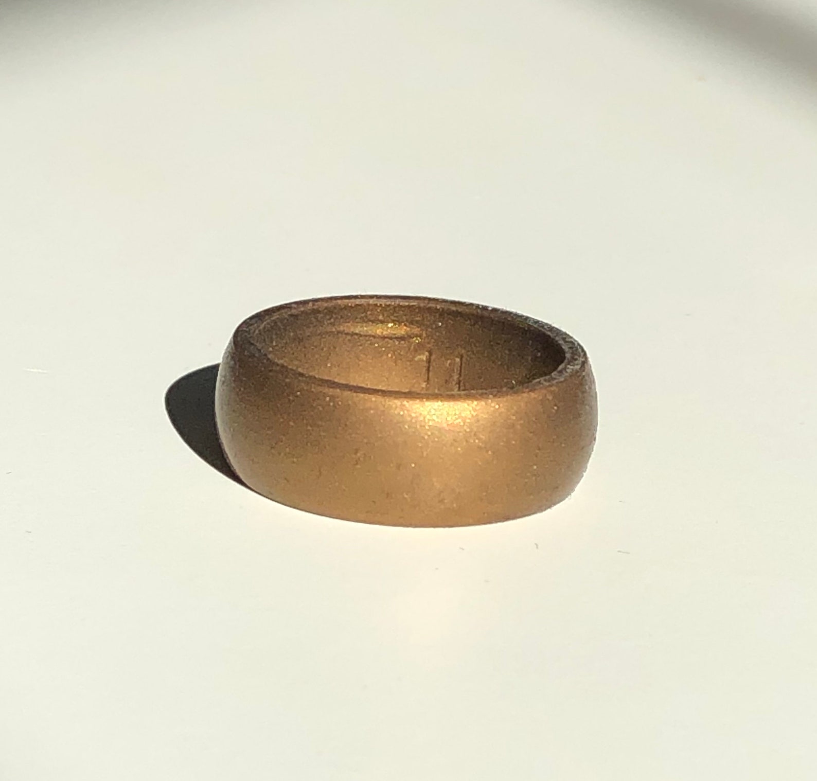 Bronzesilicone Ringsafe Ringhypoallergenicworkgym Ring. Etsy Canada