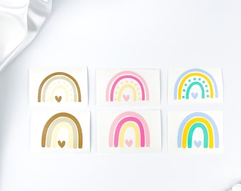 Bunter Regenbogen Vinylaufkleber - mehrfarbiger Vinylsticker für Gegenstände