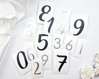Numbers Digits Sticker | vinyl stickers | Sticker | Individual numbers | Scherryssticker