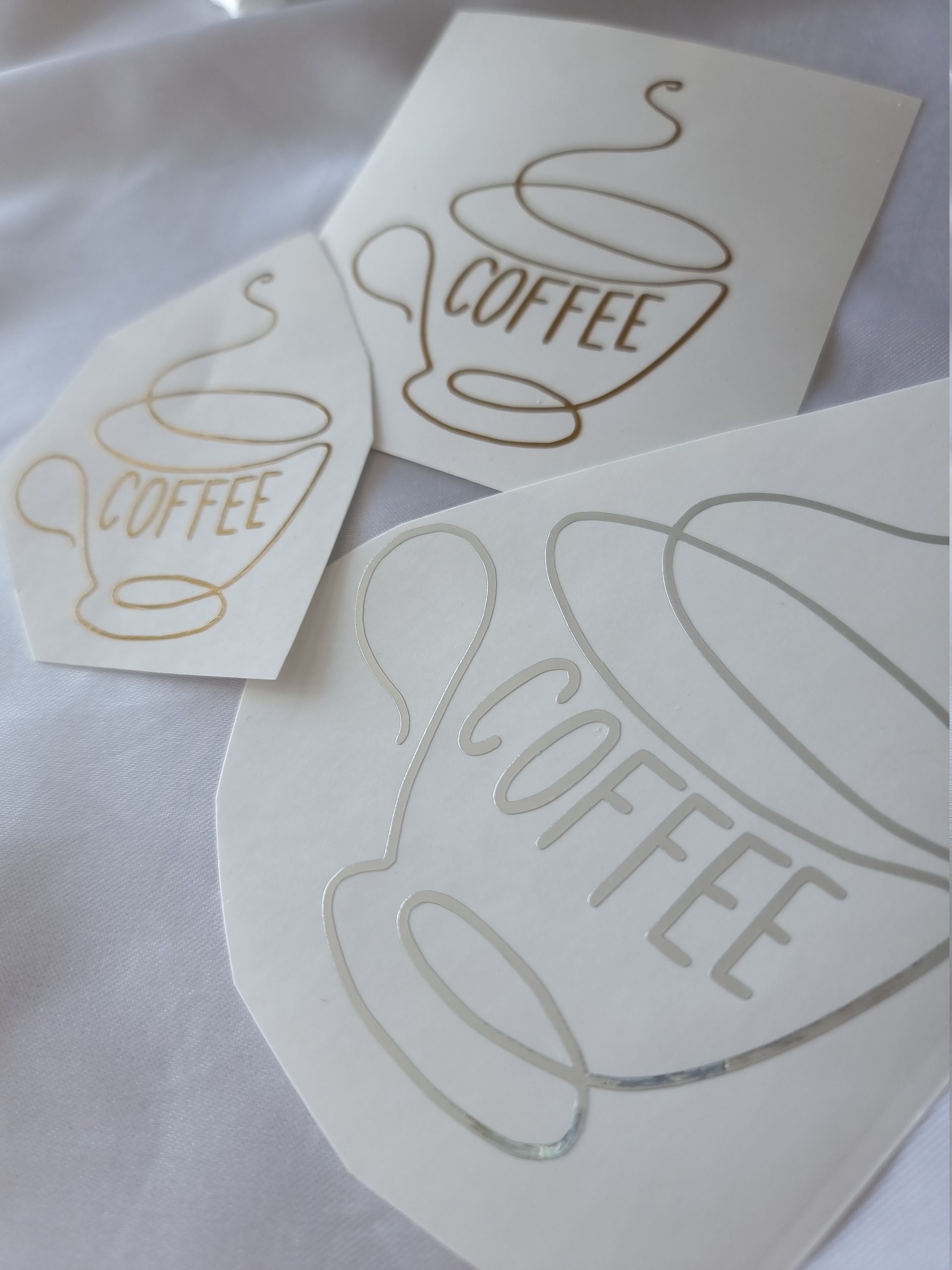 Vinyl sticker Vinylsticker for resin in set of 4 Etsy