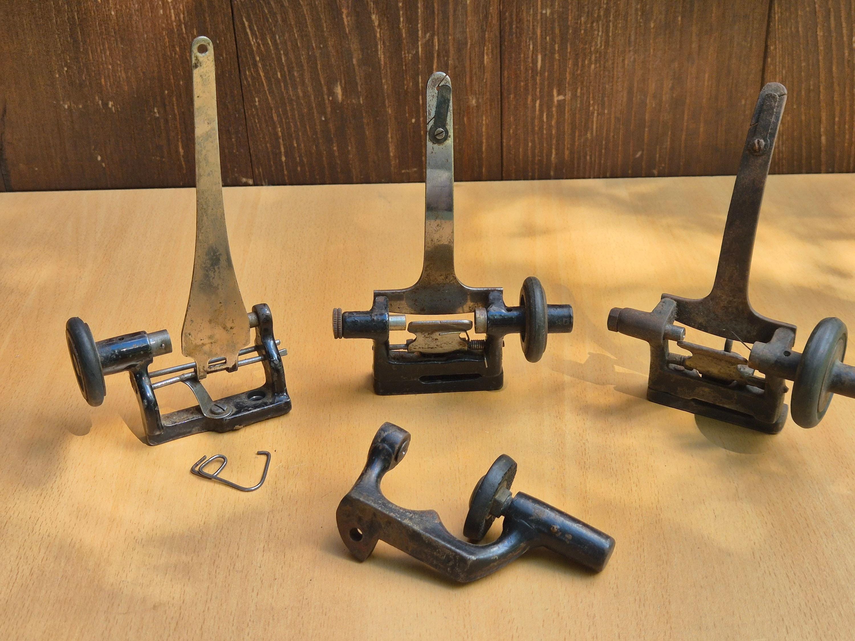 x4 Singer 12K Sewing Machine Bobbin Winders. For restoration or parts