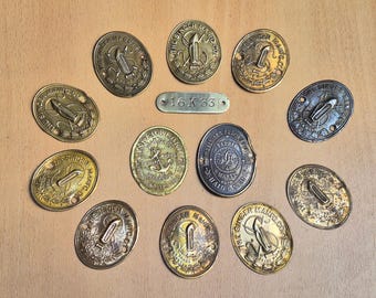 12 Vintage  Sewing Machine  Body Badges