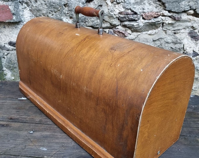 Singer Sewing Machine Bentwood Case Top Etsy