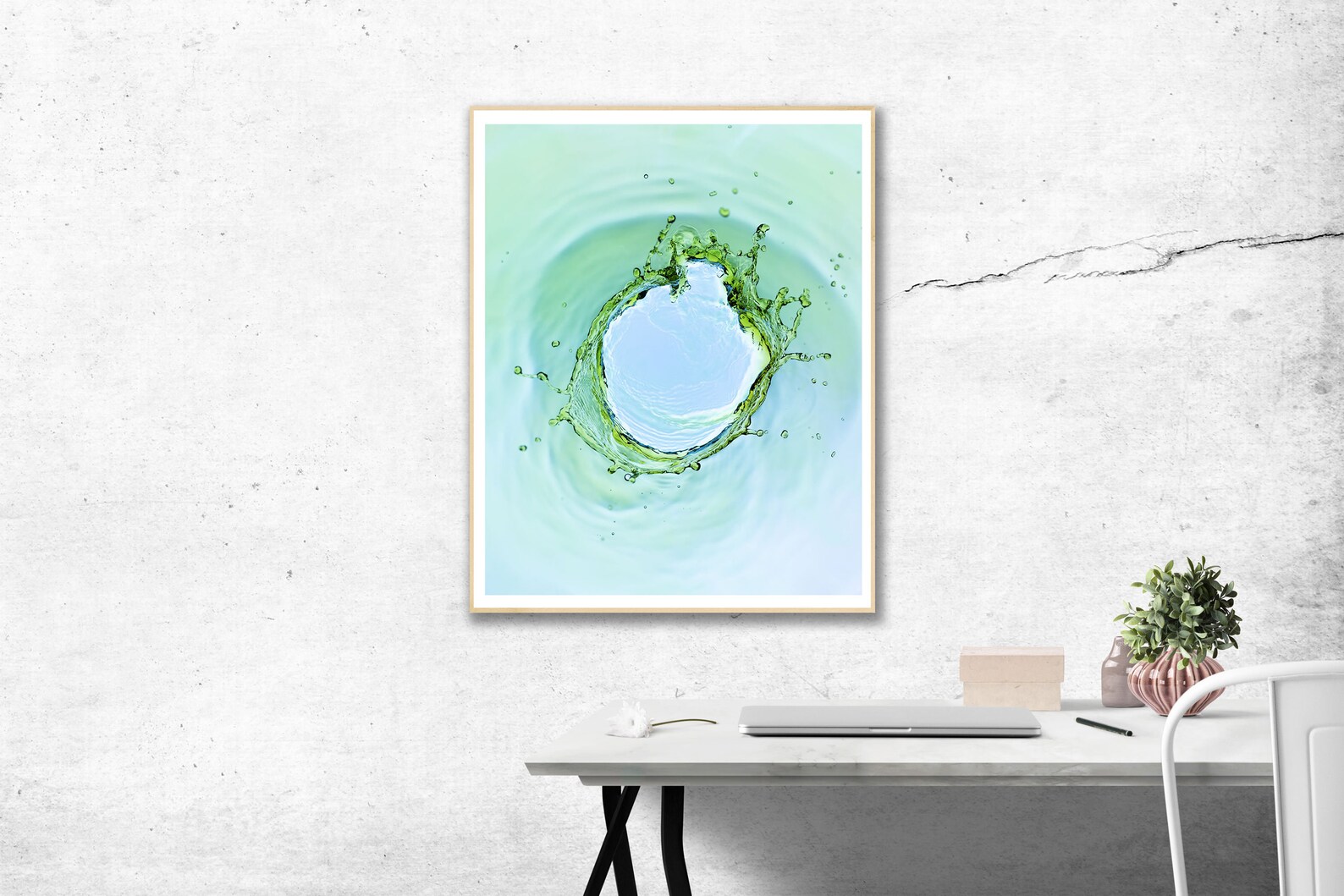 Water Splash Print Large Wall Art Water Splash Art Liquid Etsy