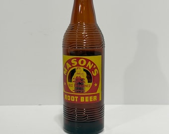 Vintage Mason's Old Fashioned Root Beer Bottle