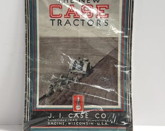 Antique 1929 J.I. Case The New Case Tractors Catalog | Farm Tractor Advertising Brochure