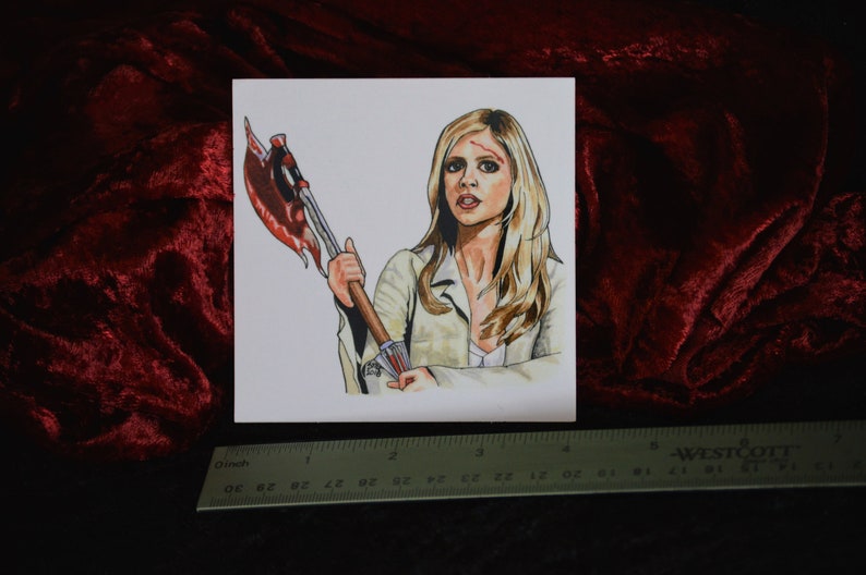 4x4 Buffy the Vampire Slayer Vinyl Sticker image 2