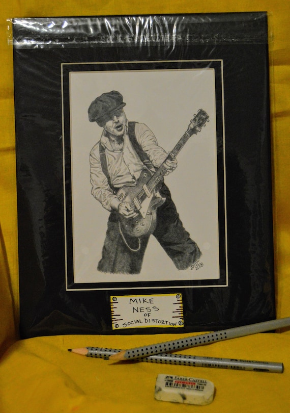 MIKE NESS SOCIAL DISTORTION サイン入りポスター 5x7 Mike Ness Print - Etsy
