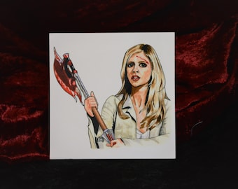 Autocollant vinyle 4x4 Buffy contre les vampires