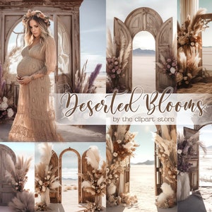 24 digitale achtergronden, verlaten bloemen, moederschap achtergrond overlays, fotografie digitale achtergrond overlays, Photoshop texturen overlays
