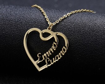 Couple Name Locket Etsy Couple Name Locket Etsy