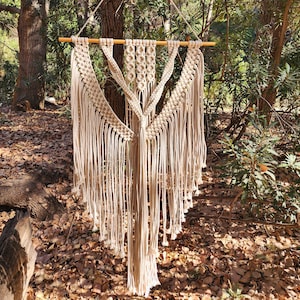 Macrame wall hanging, boho wall decor