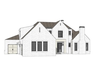 Custom House Design Model, Architect-eady SketchUp, BIM-Lite Asset (Instant Download)