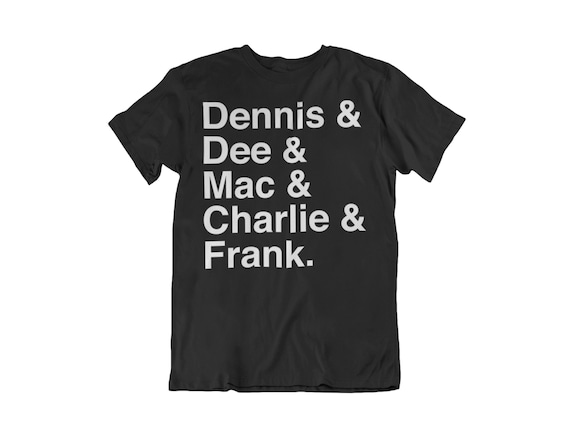 Es Ist Immer Sonnig In Philadelphia Namen Tshirt Iasip Tv Etsy