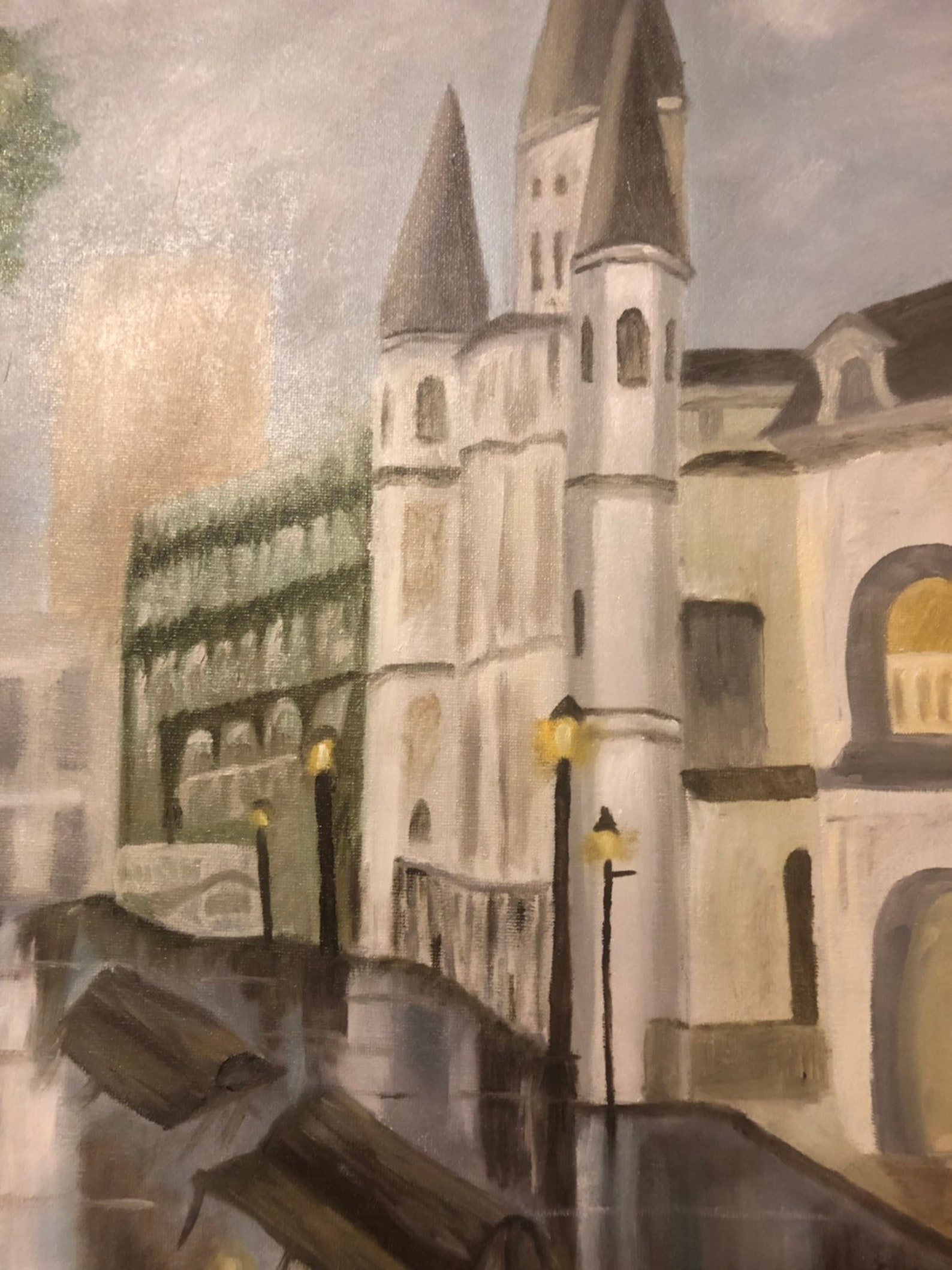 St. Louis cathedral original oil painting Etsy