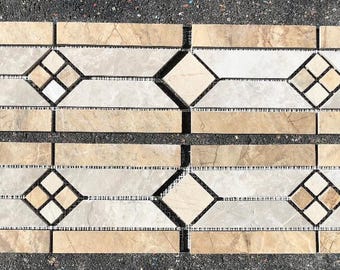 18 feet of a 4 3/4" tall Tile Liner Deco - Happy Floors Sonoma series
