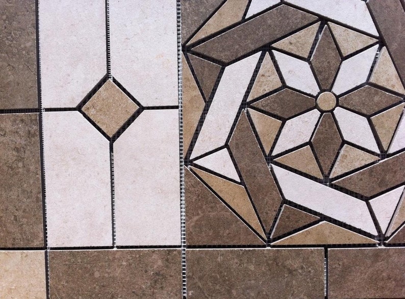 Daltile Affinity tile series 26 58 x 15 12 Tile Medallion