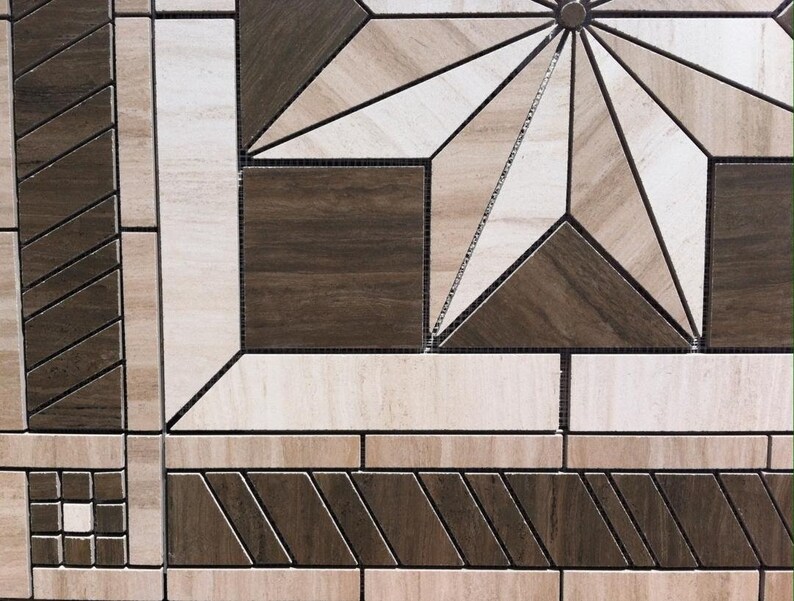 Daltile Affinity tile series 26 58 x 15 12 Tile Medallion